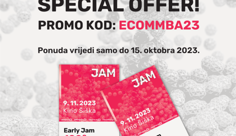 Donosimo popuste za e-commerce Jam 2023. u Ljubljani!