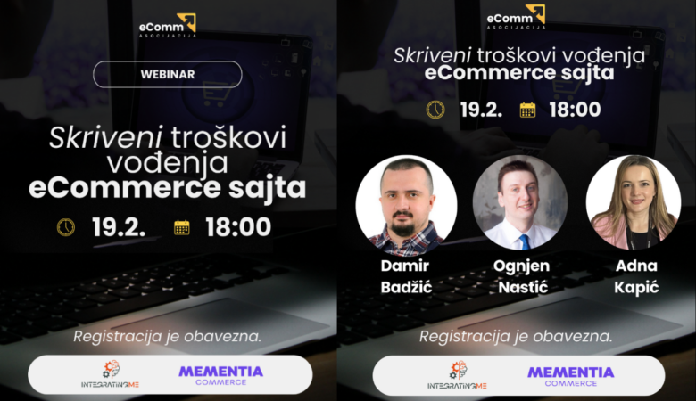 WEBINAR | Skriveni troškovi vođenja eCommerca sajta | 19.2.2026. u 18h